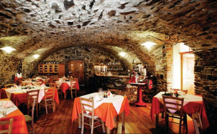 La Mirandola Hotel, Passo Tonale, Dining Area